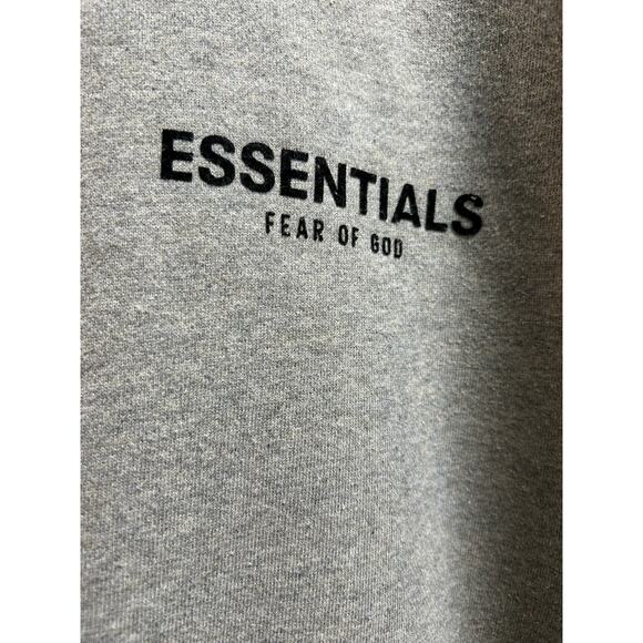 Fear Of God Essentials Men’s Relaxed Oversized Sweater Oatmeal Gray-Size Medium - Picture 2 of 7